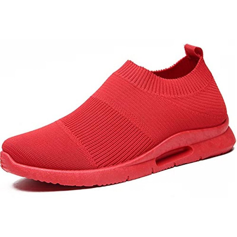 Damyuan Mens Lightweight Athletic Running Walking Gym Shoes Casual Sports Shoes Fashion Sneakers Walking Shoes Red1