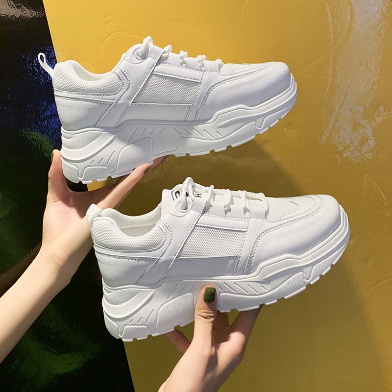 2021 spring new sports shoes female students female street shooting breathable women's shoes